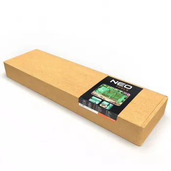 NEO Tools 15-912 aukstā siltumnīca ar dubultsienu polikarbonāta paneļiem, anodēta alumīnija rāmis, 0.6 m² audzēšanas laukums, 2 regulējami vāki, UV aizsardzība, sudraba