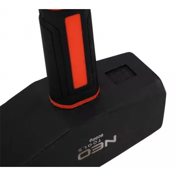 NEO Tools 25-155 Atslēdznieka āmurs ar stiklašķiedras kātu, 1000 g galva, šķērsām, DIN 1041, oranžs/melns