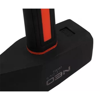 NEO TOOLS 25-162 Āmurs ar šķeltu naglu izvilkēju, stiklplasta kāts, 600 g galva, magnētiskais naglu turētājs, pretvibrācijas, TÜV sertificēts, melns/oranžs