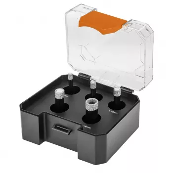 NEO TOOLS 55-319 Dimanta urbju komplekts, 5 gab. (6, 8, 10, 12, 16 mm) ar maciņu