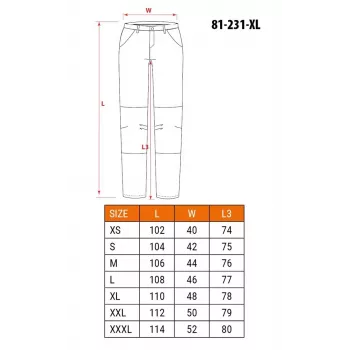 NEO TOOLS 81-231-XL Aizsargbikses Pelēks/Melns Izmērs XL