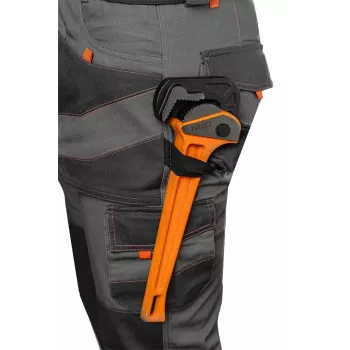 NEO Tools 81-325-L aizsargbikses L izmērā, pelēkas/melnas ar oranžiem akcentiem