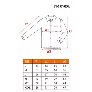 NEO Tools 81-557-XXXL Darba jaka Grey/Black