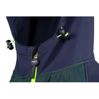 NEO TOOLS 81-559-XL Unisex darba jaka, 100% kokvilna, pelēka, 7 kabatas