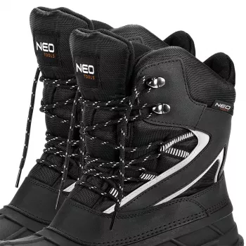 NEO TOOLS 82-139-43 S1P SRC drošības apavi, tērauda purngals, 43. izmērs, melni/pelēki