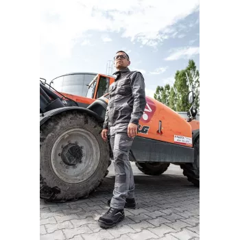 NEO Tools 82-151-46 S1P SRC drošības apavi ar tērauda purngalu un Kevlar starpzoli, izmērs EU 46, melni/pelēki