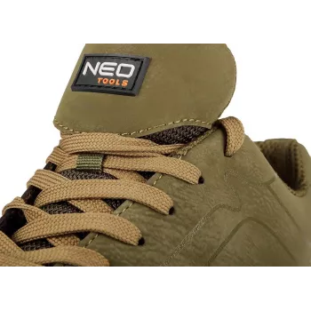 NEO TOOLS 82-741-40 Drošības apavi S1P SRC ar tērauda purngalu un viduszoli, 40. izmērs, melni/pelēki