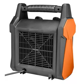 NEO Tools 90-061 Elektriskais siltumventilators 3000W, 2 sildīšanas režīmi, ventilācijas režīms, regulējams termostats, aizsardzība pret pārkaršanu, melns/oranžs