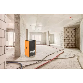 NEO TOOLS 90-162 gaisa sausinātājs 10L/24h ar 2.1L tvertni, LED displeju, automātisko atkausēšanu, nepārtrauktu novadīšanu, bērnu slēdzeni, melns