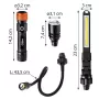 NEO Tools 99-107 20W LED pārnēsājama āra darba gaisma ar power bank, 1600lm, IP54, 4400mAh