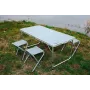 NEO TOOLS Camping Set: Table & 4 Chairs, Foldable in Case
