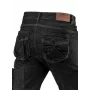 NEO TOOLS DENIM 5-Pocket darba bikses, melnas, S izmērs