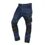 NEO TOOLS DENIM Darba Bikses ar Oksfordas Pastiprinājumu, Tumši Zilā Krāsā, XS Izmērs