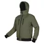 NEO TOOLS Izolēta jaka ar kapuci OUTDOOR, Zaļa, L izmērs