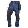 NEO TOOLS vīriešu džinsa darba bikses ar Cordura pastiprinājumu, tumši zilā krāsā, M izmērs (81-361-1-M)
