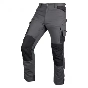 NEO TOOLS Mix&Match audekla darba bikses ar Cordura pastiprinājumu, pelēki-melnas, izmērs XXXL