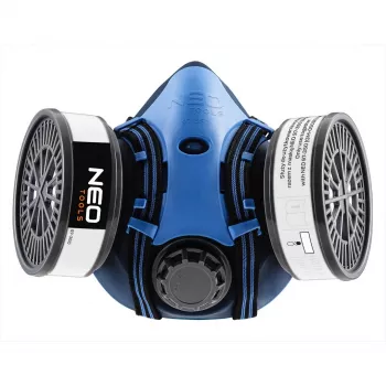 NEO TOOLS Silicone Half Mask Respirator ar 2x P3 daļiņu filtriem