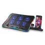 NGS HERO STAND RGB Laptop Cooling Pad with Dual 120mm Fans, Up to 17.3 Inches, Black