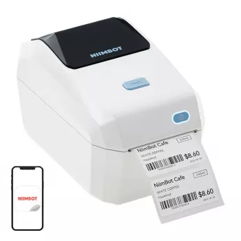 NIIMBOT K3 pārnēsājamais etiķešu printeris (krēmkrāsā)