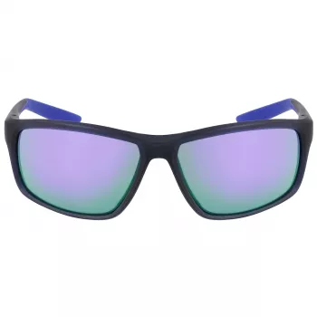 NIKE ADRENALINE22M Unisex Sport Saulesbrilles - Matēti Melna/Pelēka - 64/15/130 mm