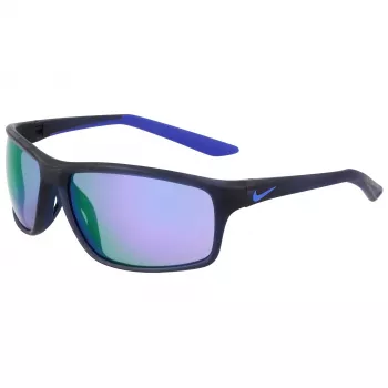 NIKE ADRENALINE22M Unisex Sport Saulesbrilles - Matēti Melna/Pelēka - 64/15/130 mm