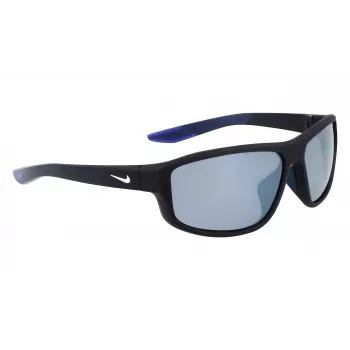 NIKE Brazenfield Men's Sunglasses - Matte Black Frame, Grey Polycarbonate Lenses, 62/14/130 mm