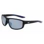 NIKE Brazenfield Men's Sunglasses - Matte Black Frame, Grey Polycarbonate Lenses, 62/14/130 mm