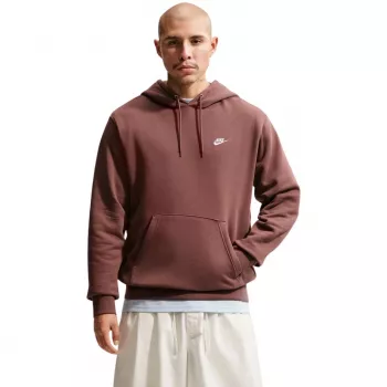 Nike Club Fleece Pullover Hoodie Vīriešu Brūns FN3859 502 Izmērs L