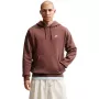 Nike Club Fleece Pullover Hoodie Vīriešu Brūns FN3859 502 Izmērs L