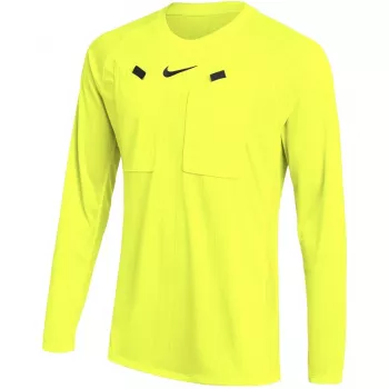 Nike Dri-FIT Referee III Vīriešu Futbola Tiesneša Krekls ar Garām Piedurknēm Dzeltens HV8326 702 XL