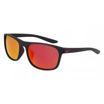 NIKE ENDURE MFJ Unisex Sport Saulesbrilles - Matēts Melns Rāmis, Pelēkas Lēcas, 59mm
