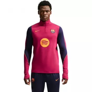 Nike FC Barcelona Strike vīriešu futbola krekls Dark Beetroot/Black XL