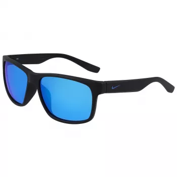 Nike Men's Cruiser MIEV8 Saulesbrilles - Matēts Melns Rāmis, Pelēkas Lēcas, 59mm