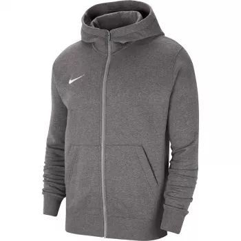 Nike Park 20 Fleece pilna rāvējslēdzēja kapuces džemperis tumši pelēks raibs/melns CW6891 071