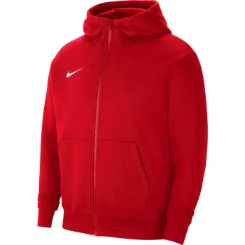 Nike Park 20 Fleece pilna rāvējslēdzēja kapuces džemperis universitātes sarkans CW6891-657