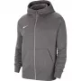 Nike Park 20 Vīriešu Fleisa Pilna Rāvējslēdzēja Kapuce Tumši Pelēka Heather CW6891-071