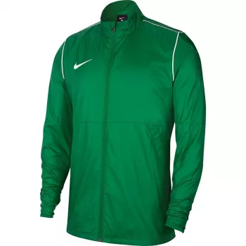Nike RPL Park 20 RN JKT W Vīriešu ūdeni atgrūdoša futbola jaka ar pilnu rāvējslēdzēju, zaļa BV6881 302 L