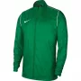 Nike RPL Park 20 RN JKT W Vīriešu ūdeni atgrūdoša futbola jaka ar pilnu rāvējslēdzēju, zaļa BV6881 302 L