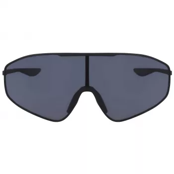 NIKE Unisex ECHOSHIELD2IF Sport Saulesbrilles - Matēti Melna, Dūmu Pelēka Lēca, 66mm