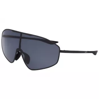 NIKE Unisex ECHOSHIELD2IF Sport Saulesbrilles - Matēti Melna, Dūmu Pelēka Lēca, 66mm