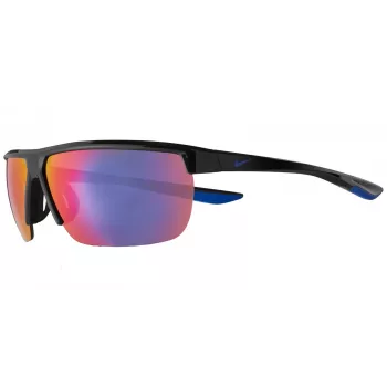 NIKE NIKETEMPESTSE Saulesbrilles - 67/12/122 mm - Matēts Melns Rāmis, Pelēkas Lēcas