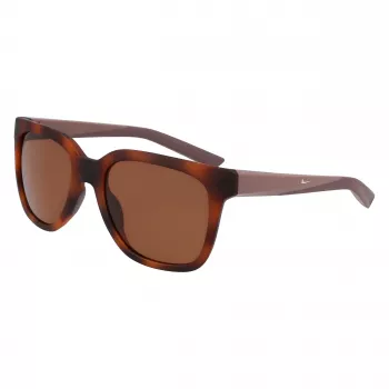NIKE Women NKFV2412-203 Saulesbrilles Tumši Brūns Kvadrātveida Rāmis Brūnas Nokrāsas Lēcas 51/18/135 mm