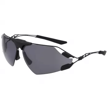 Nike Zeus Edge Men's Sunglasses - Matte Black/Grey Tint - 76mm Lens - UV400 Protection