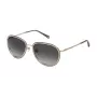 NINA RICCI Sieviešu kaķacsveida saulesbrilles SNR057570361 - Melns acetāta rāmis, pelēki gradienta stikli