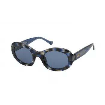 NINA RICCI Sieviešu kaķacs formas saulesbrilles SNR321520811 Havana Tortoise Brown Gradient 52mm