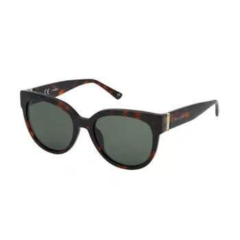NINA RICCI Sieviešu saulesbrilles SNR2615409AT Butterfly Cat Eye Brūna Havana 54mm