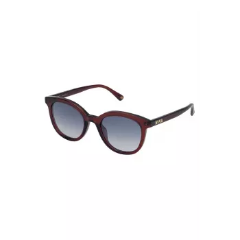 NINA RICCI Sieviešu saulesbrilles SNR264-500AFD Havana Brown Gradient Butterfly