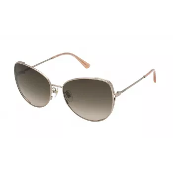 NINA RICCI Sieviešu saulesbrilles SNR302-600A32 Havana/Brūna bruņurupuča rāmis, brūnas gradienta lēcas 60/16/135 mm
