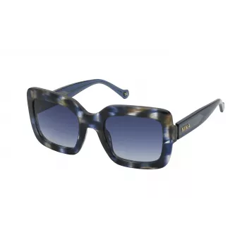 NINA RICCI Sieviešu saulesbrilles SNR322530811 Havana Acetāts Brūnas Lēcas 53/23/140 mm