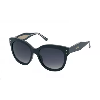 NINA RICCI Sieviešu saulesbrilles SNR3245509QL Havana Brūns Butterfly Acetāta Rāmis Gradient Brūnas Lēcas 55/18/140 mm